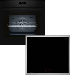 Neff Backofen-Set BTX46PIB0, mit Teleskopauszug nachrüstbar, Pyrolyse-Selbstreinigung, mit pyrolytischer Selbstreinigung 