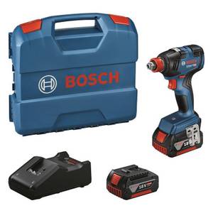 Bosch Professional Bosch Akku-Drehschlagschrauber GDX 18V-200 inkl. L-Case, 2 Akkus 5,0Ah + Lader 