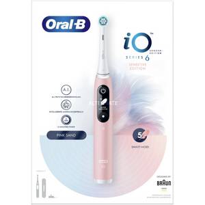 Oral-b iO Series 6 Sensitive Edition Pink Sand Oszillierende Zahnbürste