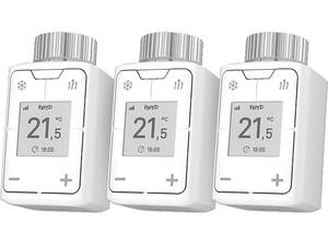  AVM FRITZ!DECT 302, 3 Stück, Smarter Heizkörperregler, Weiß 