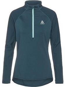 Odlo Mid Layer 1/2 Zip Zeroweight (323101) blue wing teal polynya Laufshirt