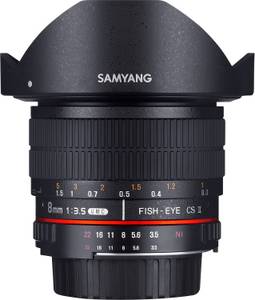 Samyang 8mm f3.5 UMC Fish-Eye CS II [Canon EF] Fisheye-Objektiv