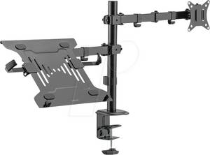 Logilink BP0175 - Monitor Halter, 1 Display 1 NB, 17'' - 32'', 376 mm, Tischmontage 