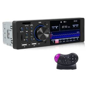 Hikity IPS-Bildschirm 4,1 Zoll Einzelknopf Autoradio Stereo Autoradio (Mit Lenkradsteuerung) 