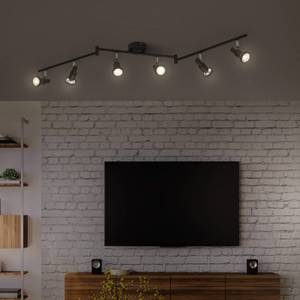 Ledvance LED-Deckenstrahler Spot GU10, sechsflammig, schwarz 