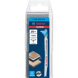 Bosch Accessories 2608900545 EXPERT ‘Hardwood 2-side clean’ T 308 BF Stichsägeblatt, 25 Stück 25 St. 