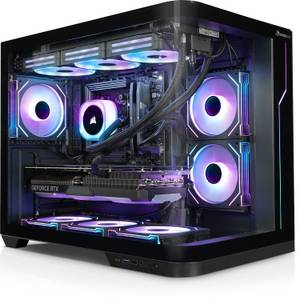 Kiebel Panorama Curve Ultra Gaming-PC (Intel Intel Core Ultra 7 265KF, RTX 5070, 32 GB RAM, 2000 GB SSD, Wasserkühlung, WLAN, ARGB-Beleuchtung) 