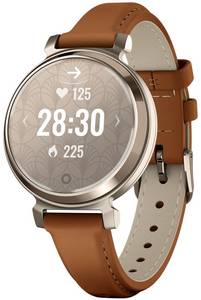 Garmin Lily 2 Classic Coyote Tan/Cremegold Leder  Pay Fitness-Uhr