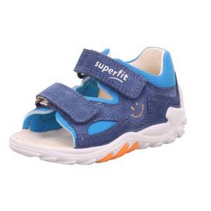 Superfit Lauflernsandale FLOW in WMS Weite M4 blau Gr. 20 Jungen Kinder 