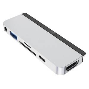 Hyper 6-in-1 iPad Pro USB-C Hub Silber 