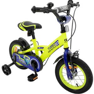 Actionbikes Motors Actionbikes Kinderfahrrad Turbo 12 Zoll, Stützräder,...