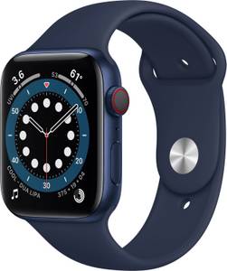 Apple Watch Series 6 LTE Blau Aluminium 44mm Sportarmband Dunkelmarine iOS Smartwatch