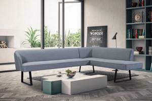 Exxpo - Sofa Fashion Eckbank Americano, mit Keder und Metallfüßen, Bezug in verschiedenen Qualitäten, Frei im Raum stellbar 