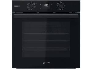  BAUKNECHT BBA2S85PU1K, Einbaubackofen (Einbaugerät, 71 l, 595 mm breit), Dampfgarfunktion 