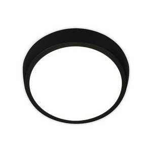 Briloner Außenwandleuchte, Ø: 27 cm, Höhe: 9,3 cm, 24 W - schwarz 