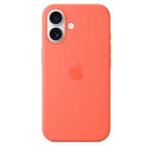 Apple Original iPhone 16 Silikon Case mit MagSafe - Mandarine 