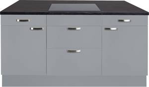 Optifit Kochinsel Cara, ohne E-Geräte, mit Vollauszügen und Soft-Close-Funktion, Stellbreite 160 x 95 cm 