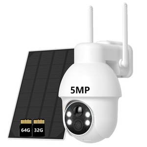 Iegeek Überwachungskamera 5MP Überwachungskamera Aussen Solar 