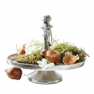 Otto Mirabeau Etagere Etagere Melisique silber, Aluminiumguss 