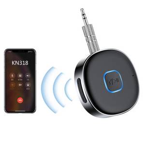 ZEUOPQ Auto-Bluetooth-Empfänger,5.0Bluetooth-Adapter,16 Stunden Akkulaufzeit KFZ Adapter (Dual-Verbindung, Schnellladen, kompakt und ideal für unterwegs) 