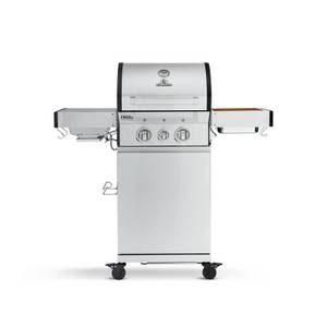 Burnhard Gasgrill Fred Jr., Edelstahl, 10,5 kW, Deluxe mit Infrarot-Keramikbrenner 