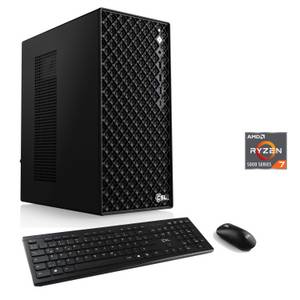 Csl Mystic V24073 PC (AMD Ryzen 7 5700X, GeForce RTX 4060, 16 GB RAM, 1000 GB SSD, Luftkühlung) 