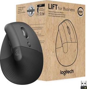 Logitech Lift for Business Grafit Vertikale Maus