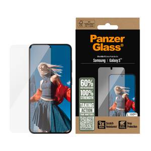 Panzerglass Displayschutzglas »Ultra-Wide Fit Screen Protection«, für Samsung Galaxy S25, Displayschutzfolie, Schutzfolie, Bildschirmschutz, kratz- & stoßfest 
