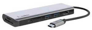 Belkin USB-C 7-in-1 Multiport Adapter AVC009BTSGY USB-Dockingstation