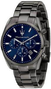 Maserati Attrazione Chronograph grey/blue Analoguhr