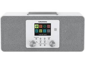  GRUNDIG DTR 6100 Internet- und Digitalradio, FM / RDS DAB+ Internet Radio, DAB, DAB+, FM, Bluetooth, Weiß 