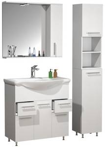 Vcm Waschtisch »4-tlg. Waschplatz Waschtisch Schubladen Lisalo XL« 