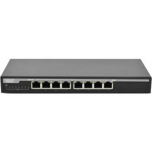 Digitus DN-95340 Netzwerk Switch 8 Port 1 GBit/s PoE-Funktion Desktop Switch