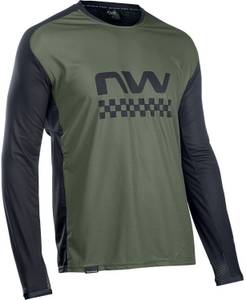 Northwave Edge Jersey Long Sleeve green Radtrikot langarm