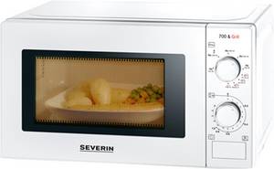 Severin MW 7891 Kombi-Mikrowelle weiß Mikrowellen-Grill