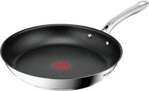 Tefal Bratpfanne Infinite, Edelstahl, 28 cm Ø, Induktion, Edelstahl Griff, Temperaturindikator 