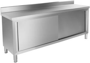 Royal Catering Arbeitsschrank 200x60cm (RCAT-200/60-C) Küchenunterschrank