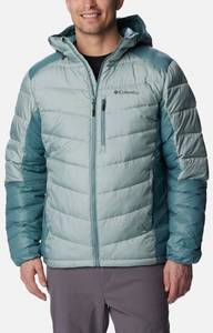 Columbia Sportswear Columbia Labyrinth Loop Hooded Down Jacket niagara metal Daunenjacke