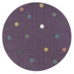 Livone Kinderteppich Happy Rugs Wheel flieder/multi rund 