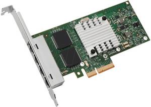 Intel I350T4V2 - Netzwerkkarte, PCI Express, Gigabit Ethernet, 4x RJ45 