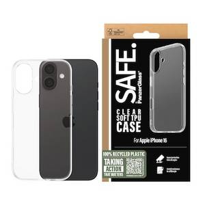 Panzerglass SAFE. by  TPU Case iPhone 16 Transparent 