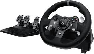 Logitech G G920 Driving Force Lenkrad mit Pedalen schwarz 