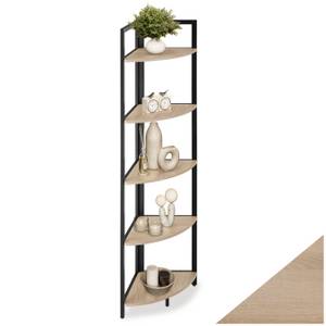 Tectake Eckregal Castlebar 30x30x150cm - Industrial Holz hell, Eiche Sonoma 