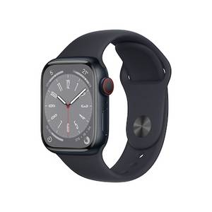 Apple Watch Series 8 LTE 41mm Aluminium Mitternacht Sportarmband Mitternacht 