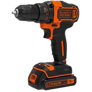 Black+decker Akku-Bohrschrauber BDCDD186K, 18Volt 