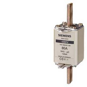 Siemens 3NA32246 Sicherungseinsatz Sicherungsgröße = 2 80 A 690 V 3 St. 