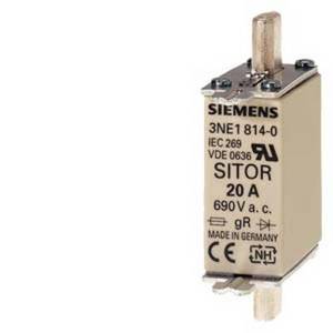 Siemens 3NE18140 Sicherungseinsatz Sicherungsgröße = 0 20 A 690 V 3 St. 