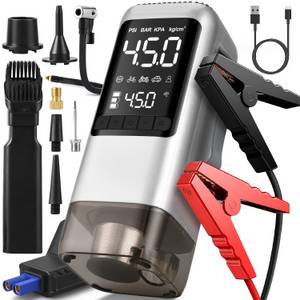 inkint Auto Starthilfe Powerbank 2500A 12000mAh 