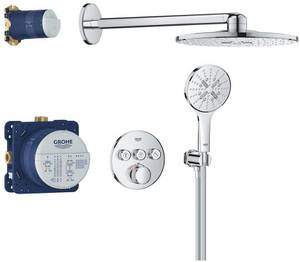 Grohe Grohtherm SmartControl Duschsystem Unterputz mit Rainshower SmartActive...