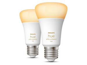 Philips Hue White Ambiance E27 Doppelpack 2x806lm 75W 